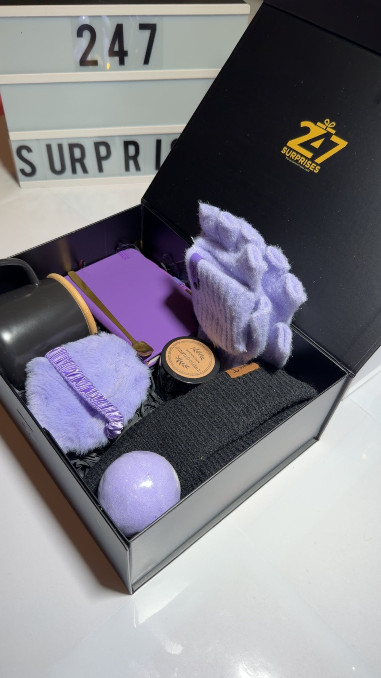 Midnight Orchid (Black + Purple): Standard Box