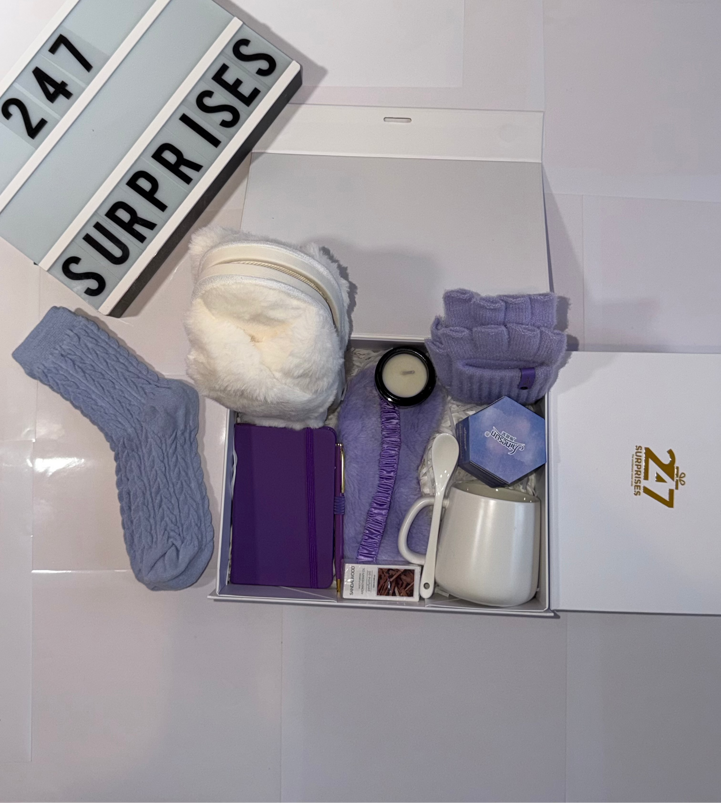 Lavender Frost (White + Purple): Standard Box