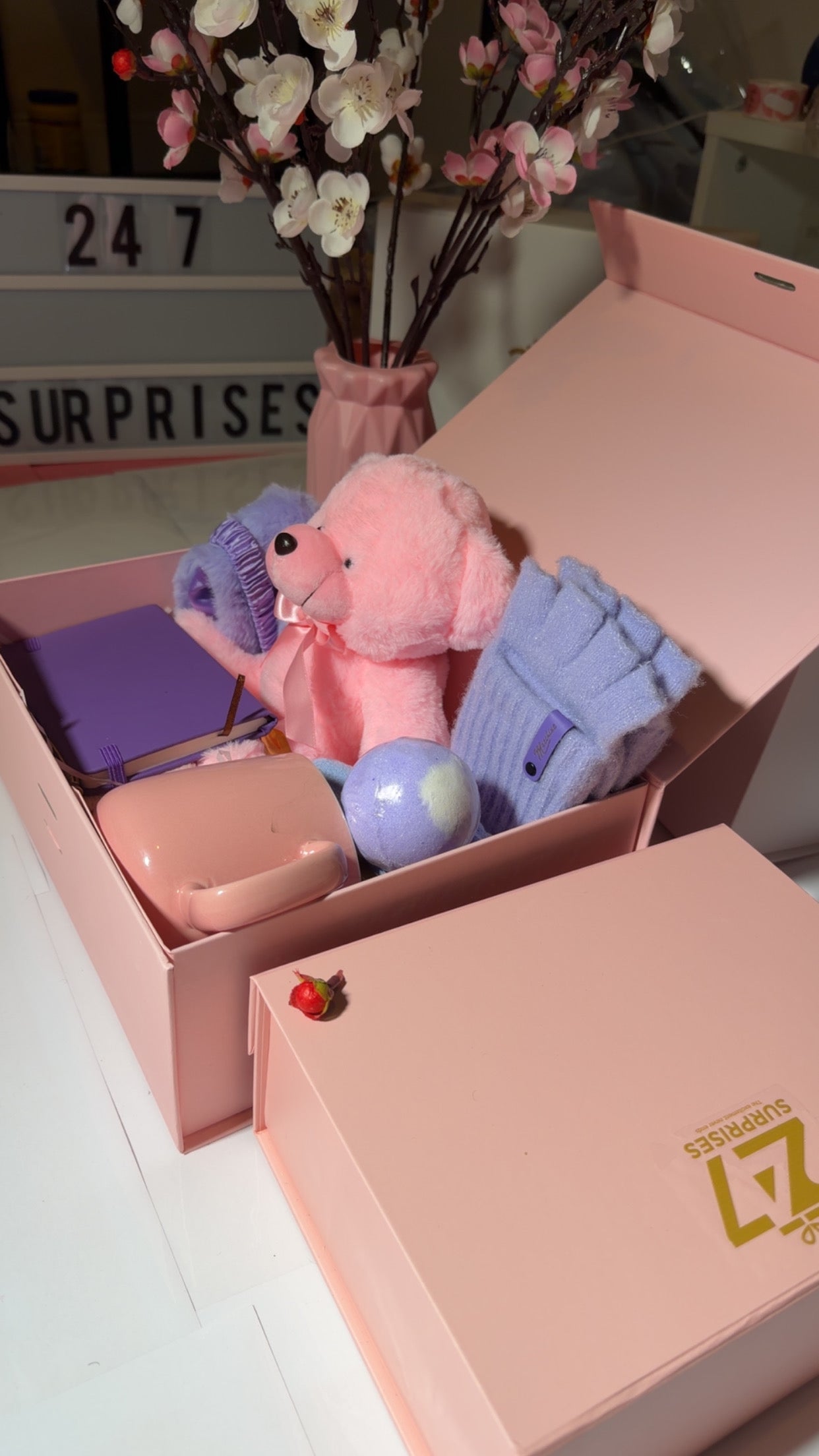 Blossom Mix (Pink + Purple): Standard Box